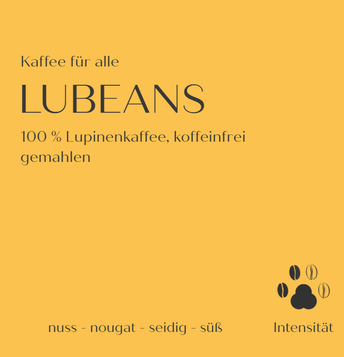 LUBEANS - 100 % Lupinenkaffee